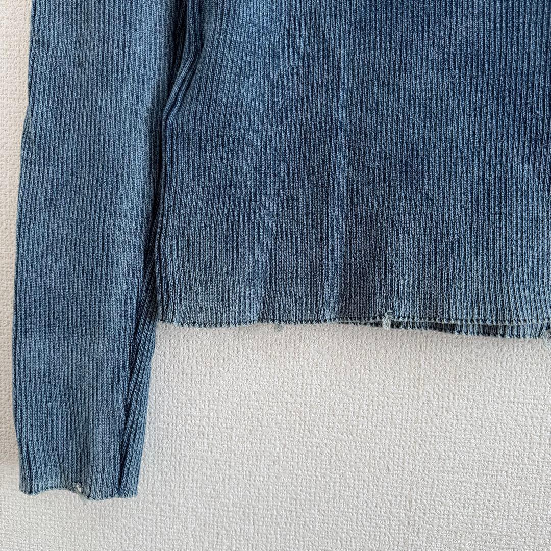 【定価8.2万・未使用】DIESEL オーバルD リブニット セーター L相当