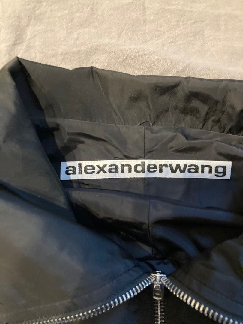 美品 alexander wang 黒 ナイロンジャケット