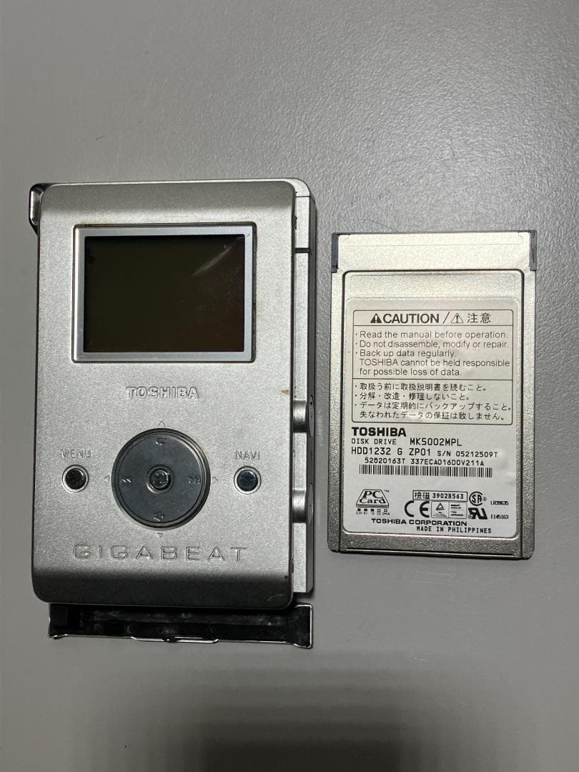 TOSHIBA GIGABEAT MEG50JS オーディオプレイヤー#517