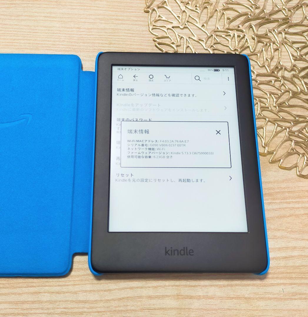 【ぴーやん】kindle 本体 純正カバー 付き
