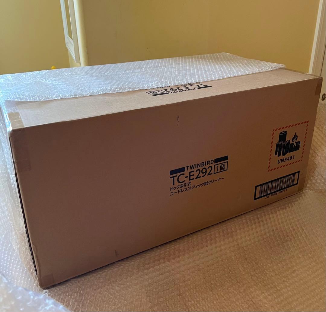【新品】TWINBIRD TC-E292 コードレススティック型クリーナー