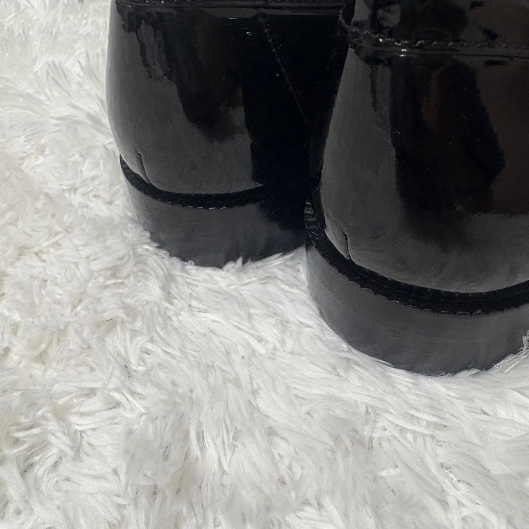 【未使用級】katespade ブラックマルチ レアンドラ ローファー 24年