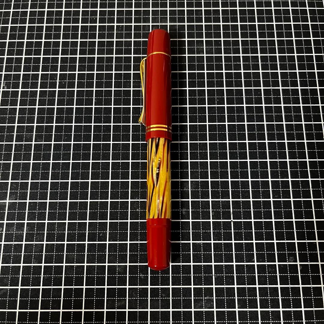 ペリカン 万年筆 M101N トータスシェルレッド M