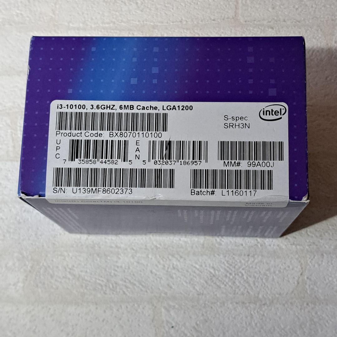【新品・未開封】Intel Core i3-10100 第10世代 CPU