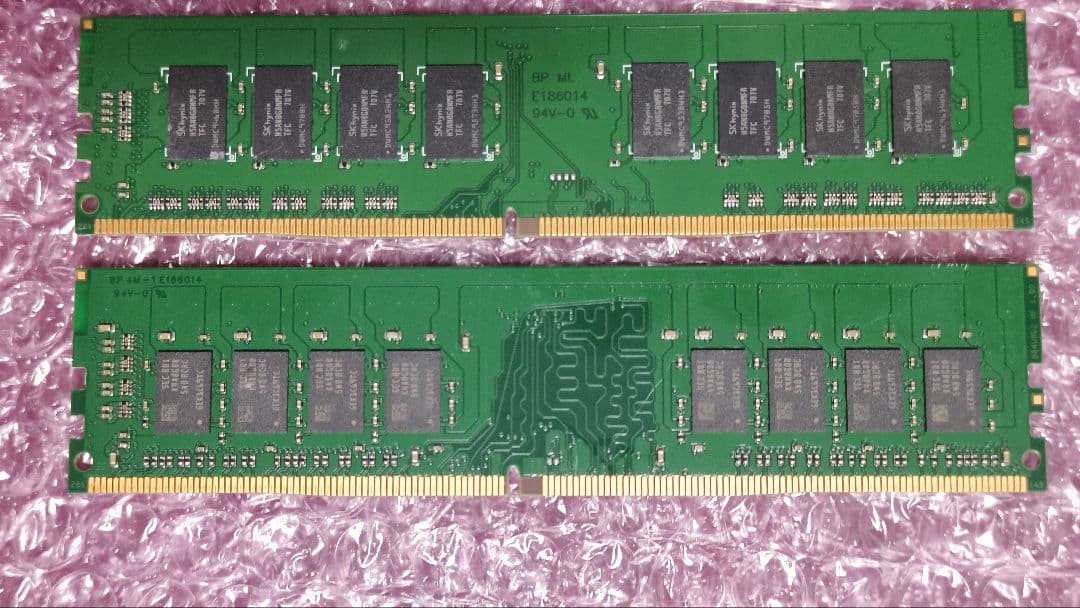 ddr4 16gx2枚 32g 動作確認済み ①