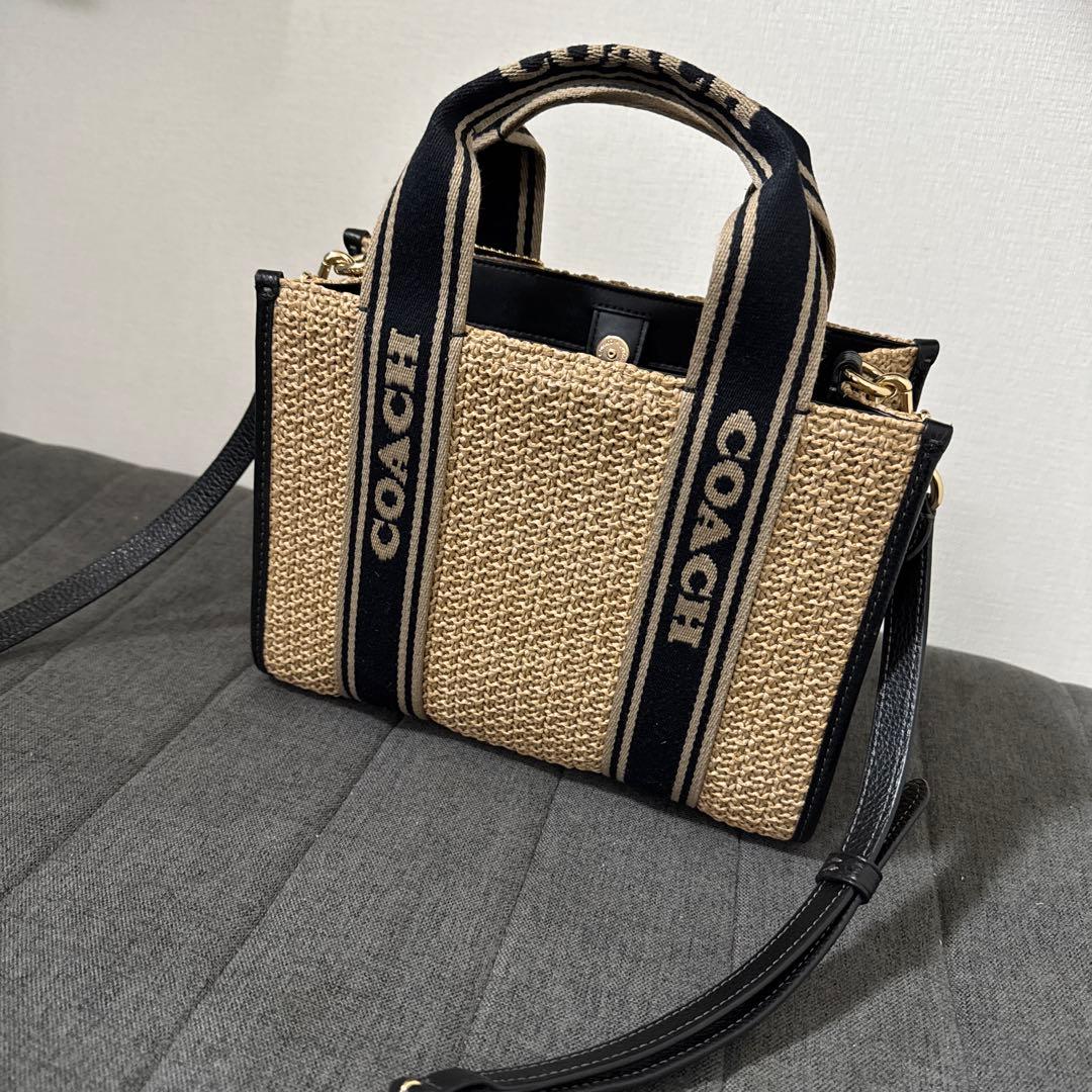 COACH スミス トートバッグ ショルダーバッグ カゴバッグ　ミニ