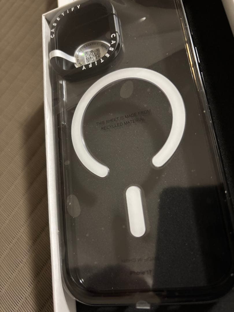 CASETiFY iPhone 17 ケース MagSafe対応 クリアブラック
