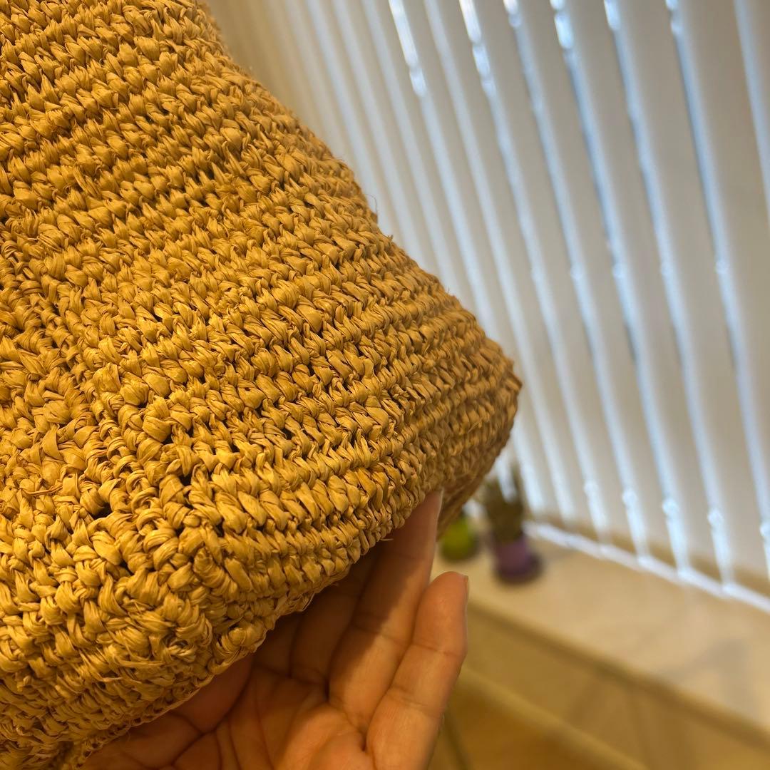 SALE 8月末日まで　大きめかごバッグ