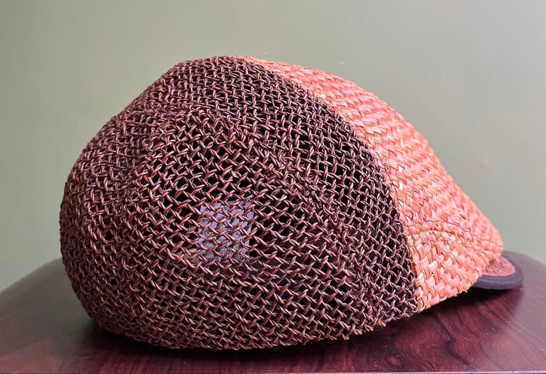 CA4LA メンズ ストローキャップ 60cm アジアンスタイル