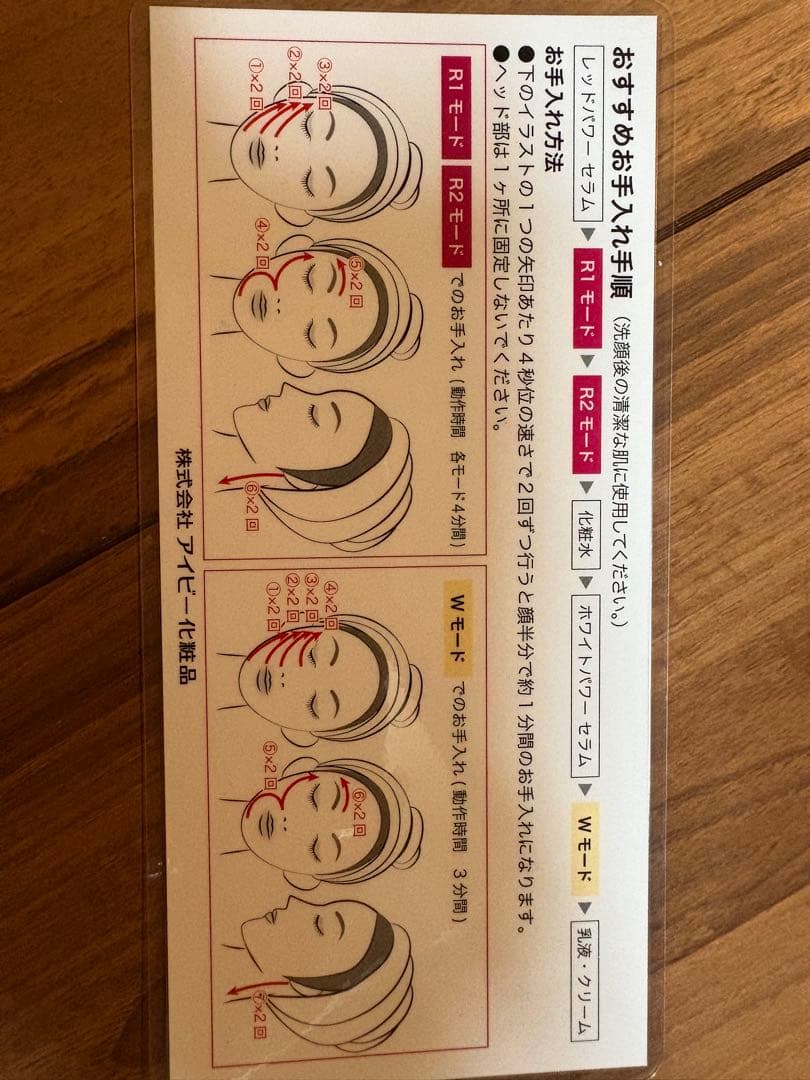 美品 アイビー化粧品 ビューティーパートナー IVY 美顔器(説明書あり)