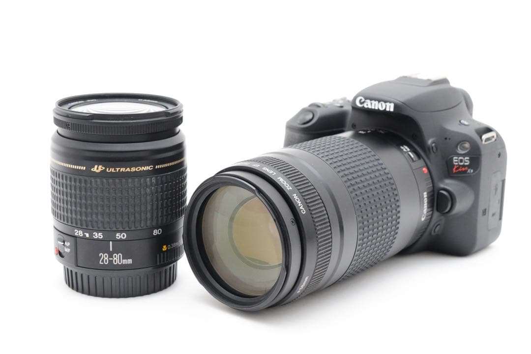 一眼レフカメラ/canon kiss x9/標準&望遠ダブルレンズセット