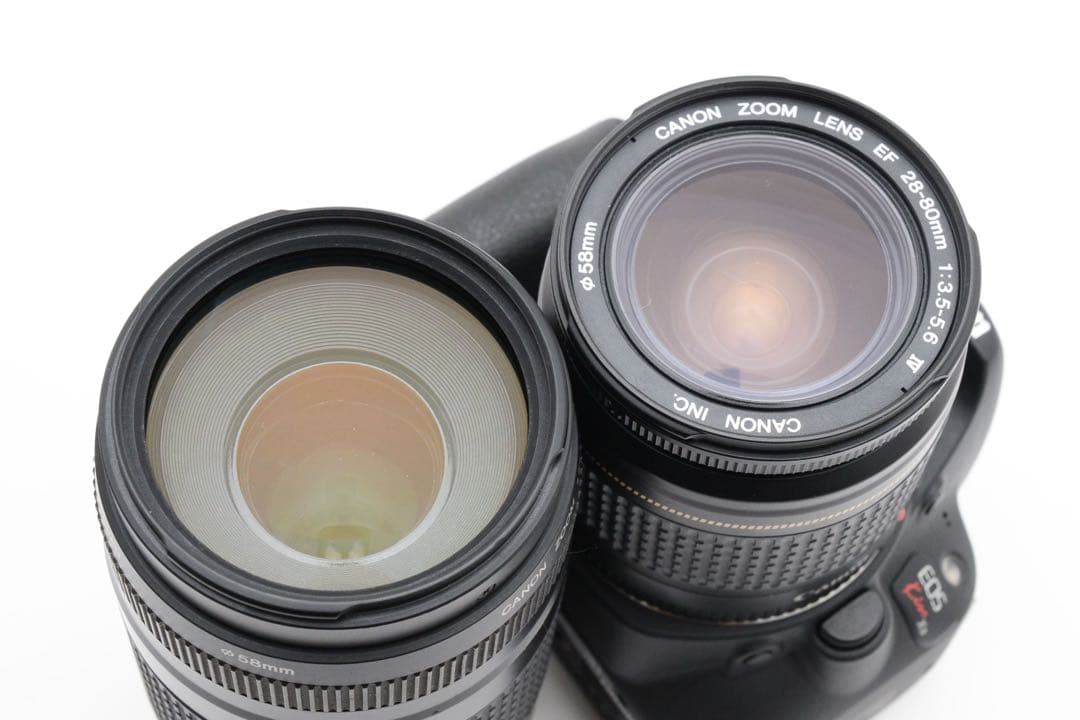 一眼レフカメラ/canon kiss x9/標準&望遠ダブルレンズセット