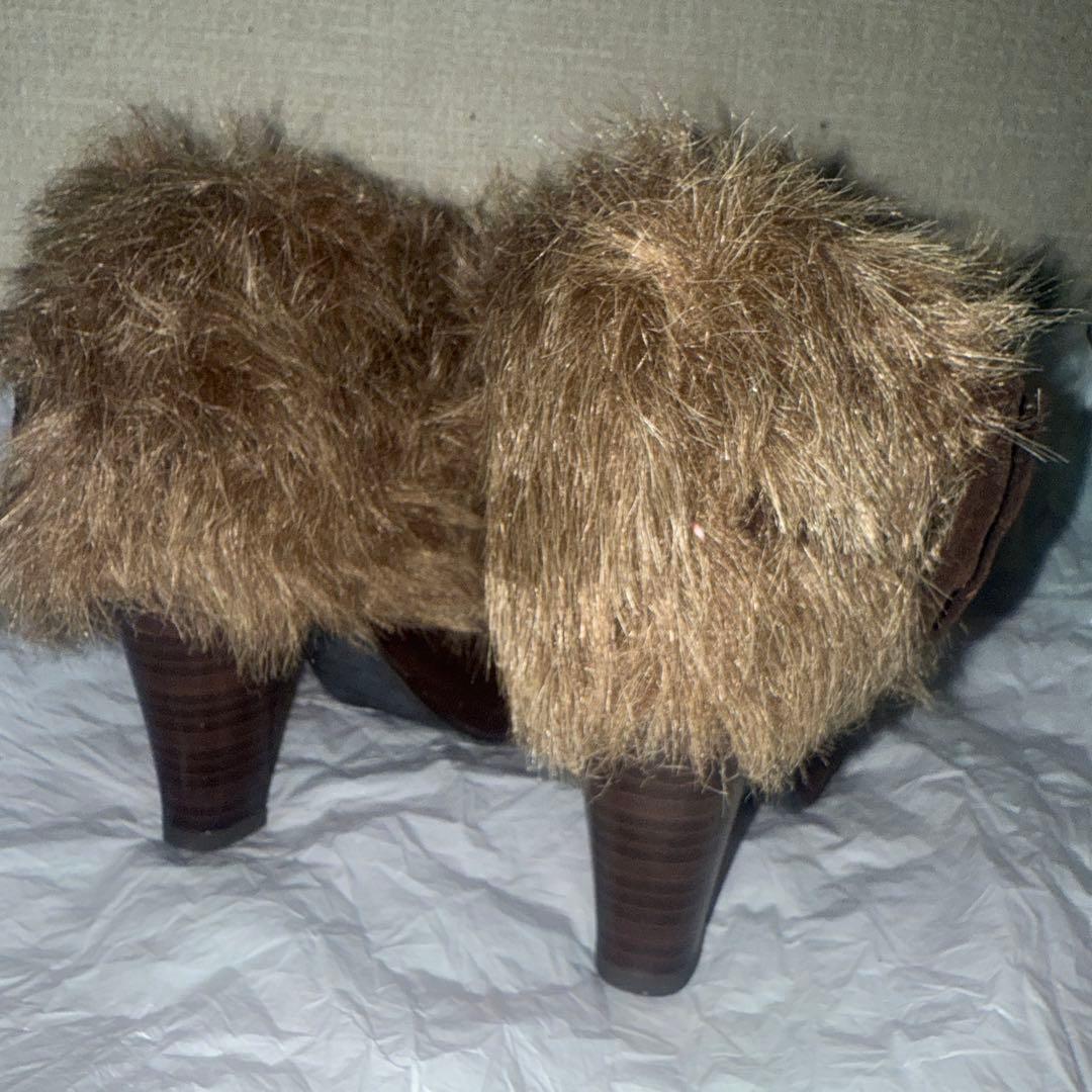 LIZ LISA リズリサ ファー付 ショートブーツ LL24.5cm リボン