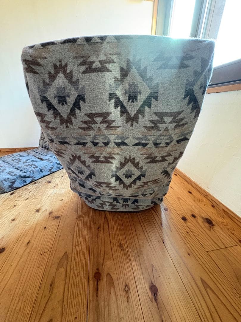 手作りジャストフィットカバー付きニトリ座椅子2脚セット