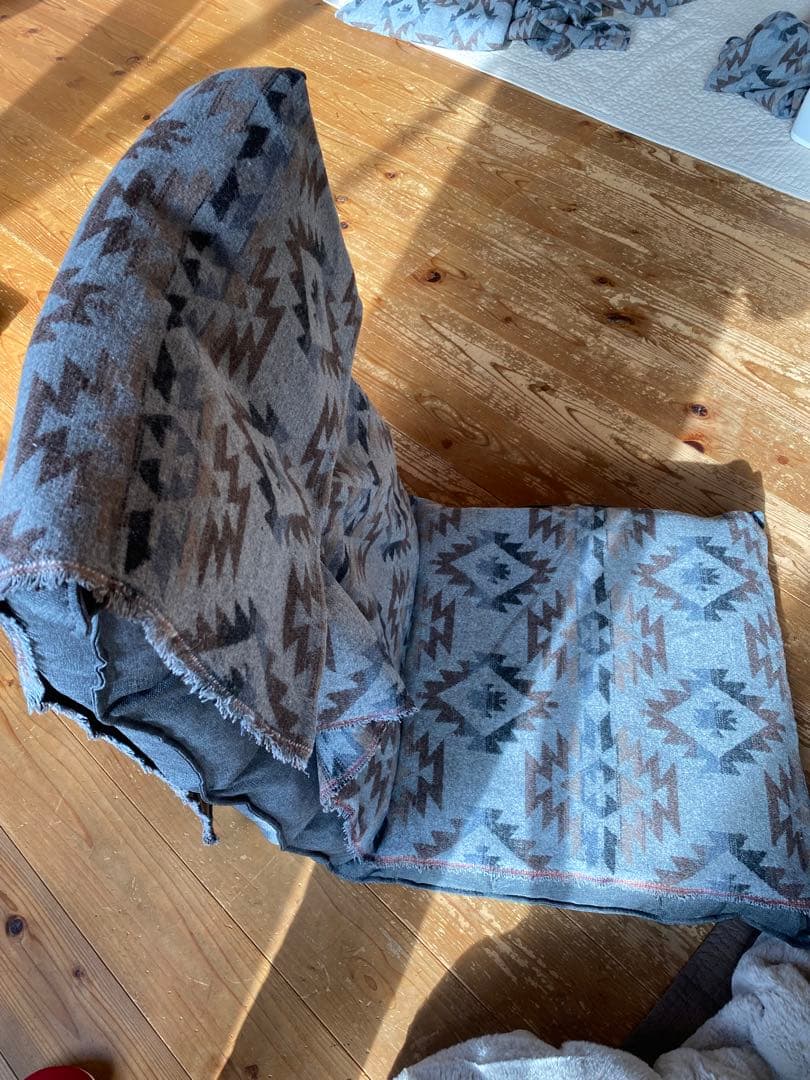 手作りジャストフィットカバー付きニトリ座椅子2脚セット