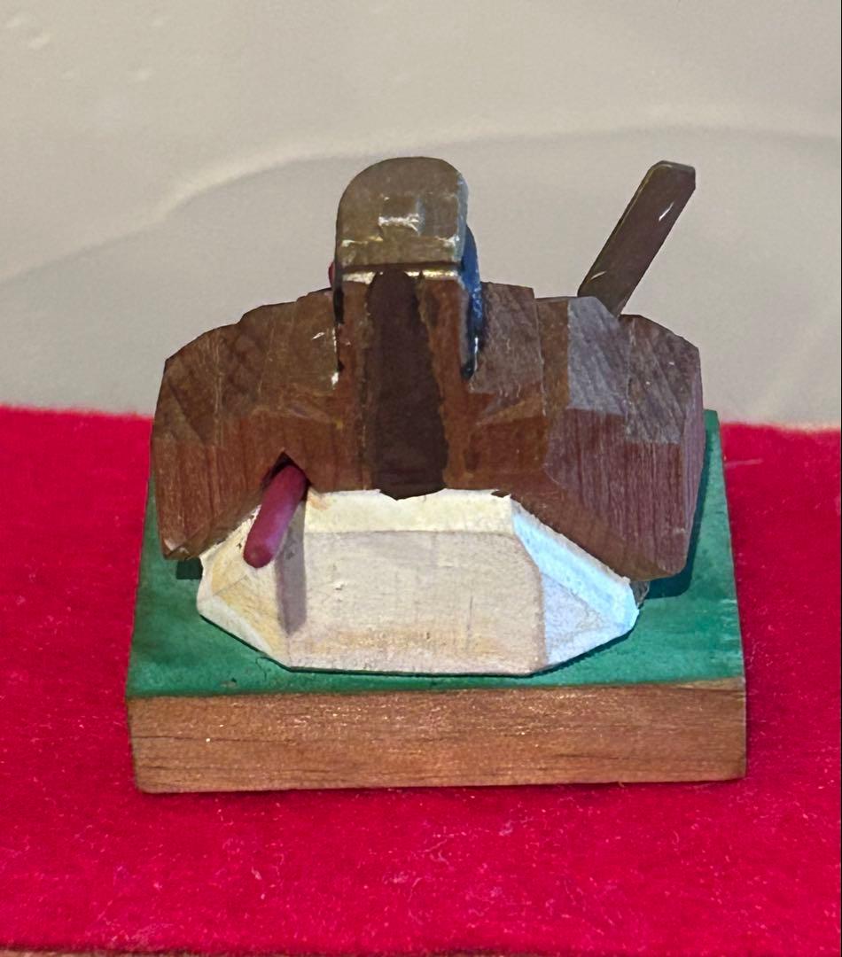 レトロ　奈良一刀彫　雛人形