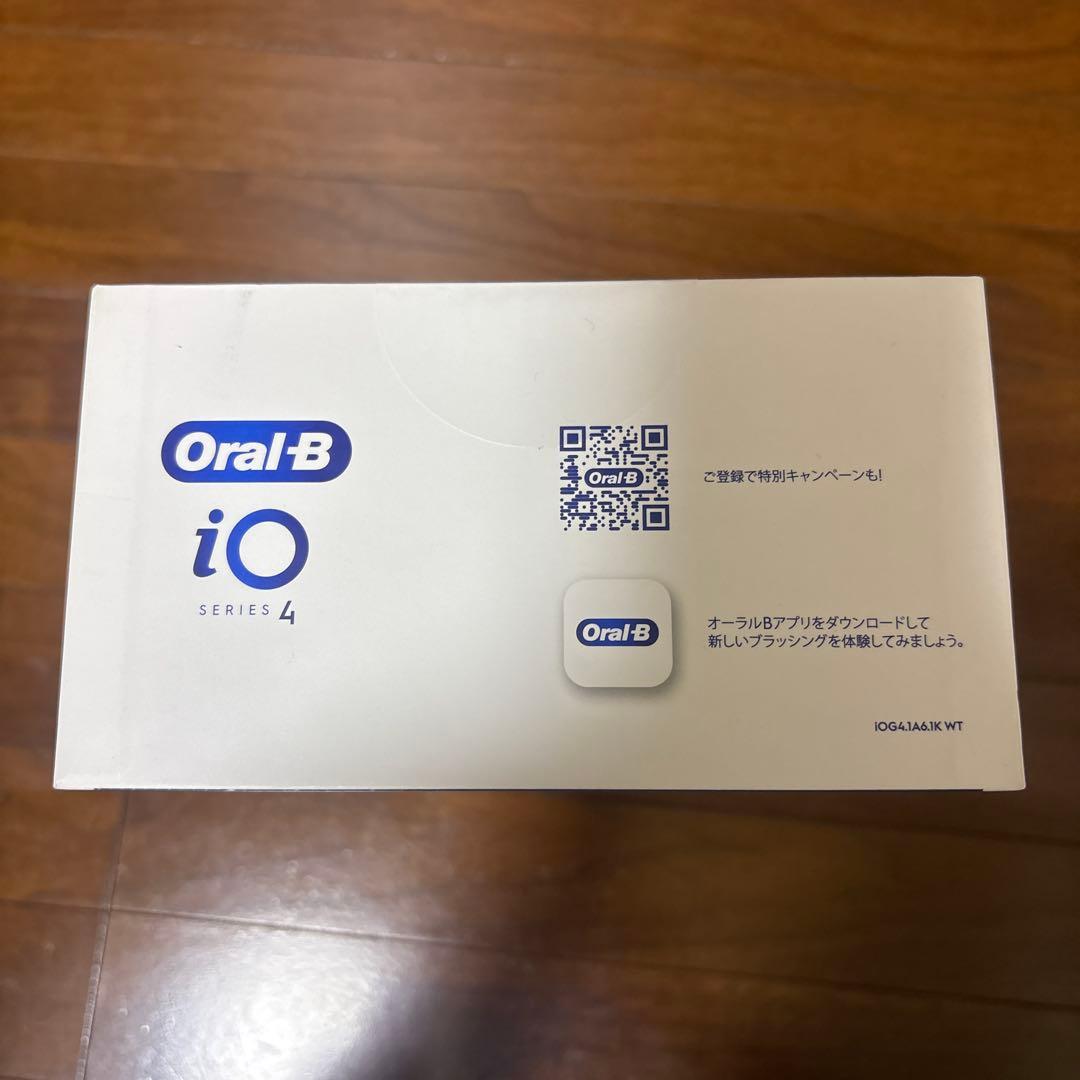 オーラB io4 クワイトホワイト 電動歯ブラシ 送料込 新品 未開封