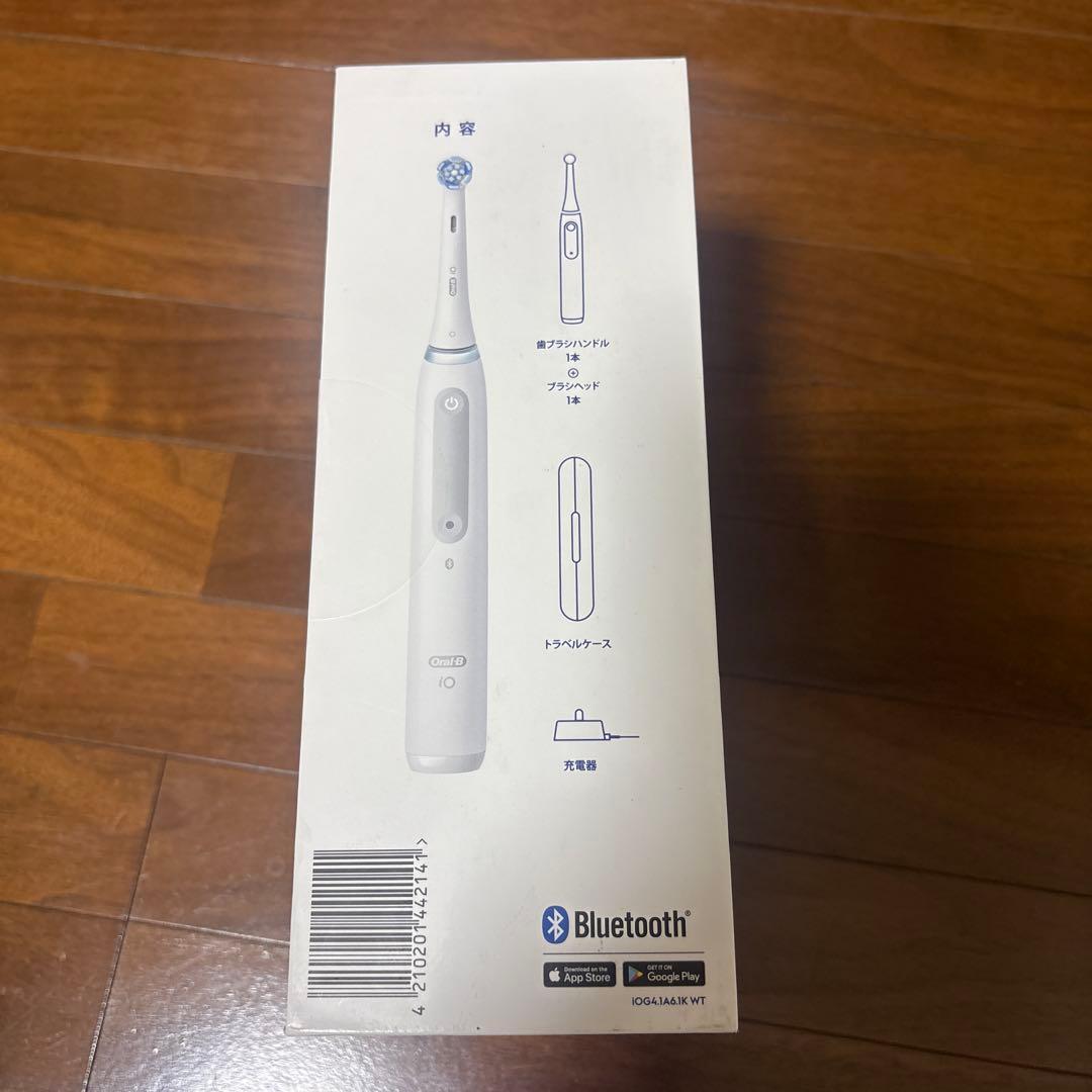 オーラB io4 クワイトホワイト 電動歯ブラシ 送料込 新品 未開封