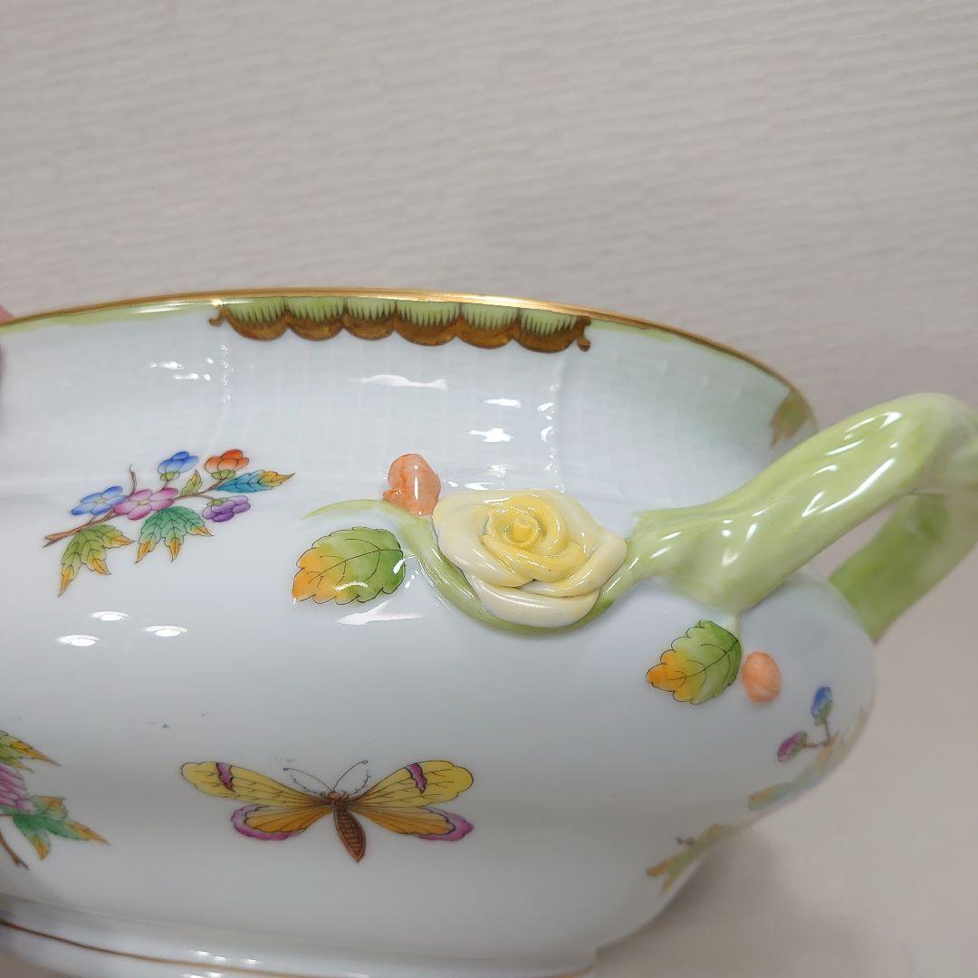A*)様 ヘレンド ヴィクトリアブーケ チュリーン 大型 陶器 ボウル 蓋なし