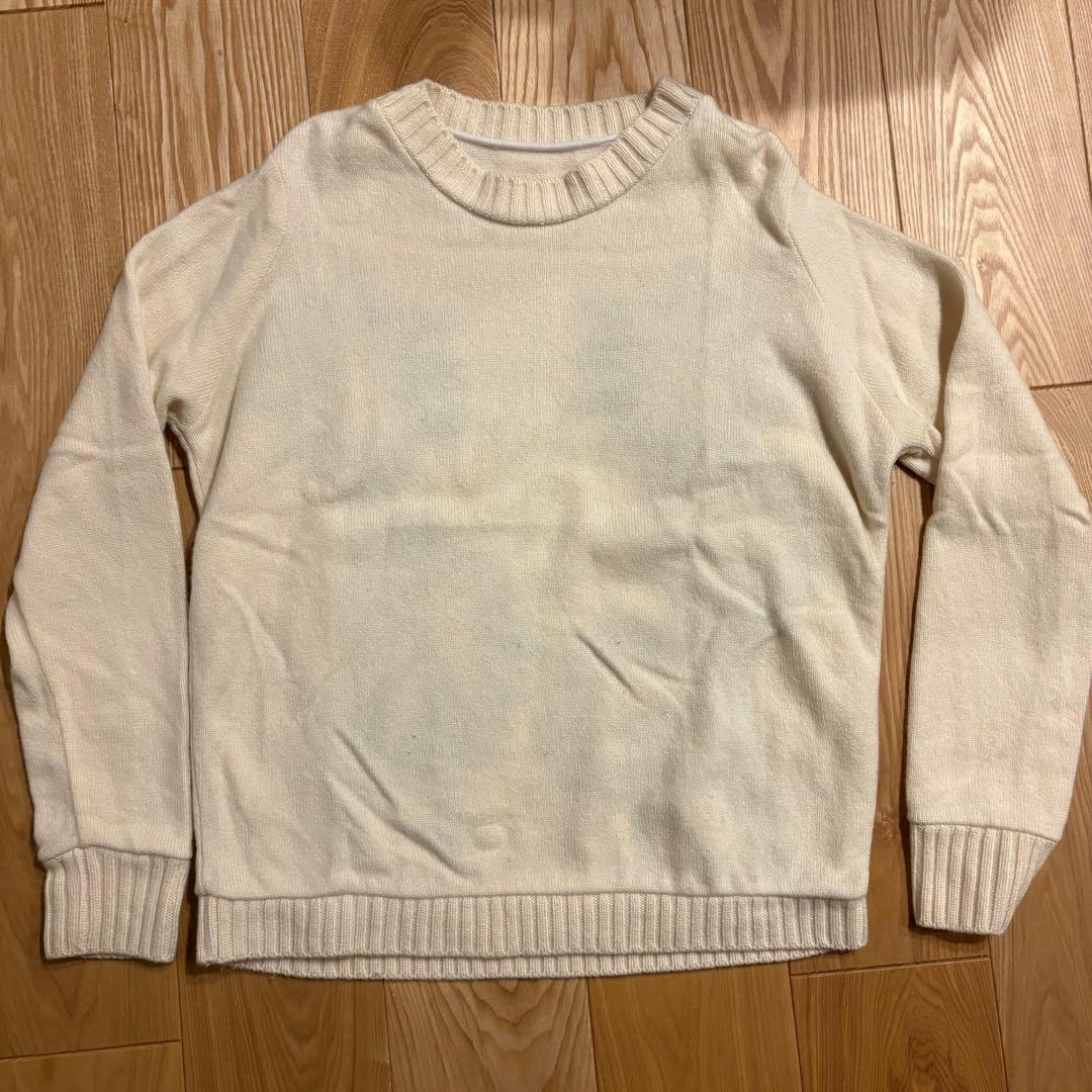 エルダーステイツマン　パームツリー　白　カシミヤ