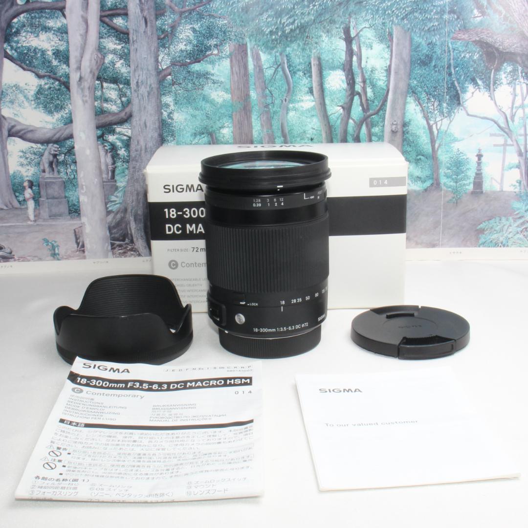 ❤️美品❤️SIGMA 18-300mm F3.5-6.3 Canon用❤️