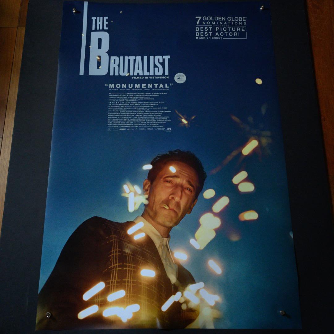 【映画館用両面ポスター】ブルータリスト / The Brutalist