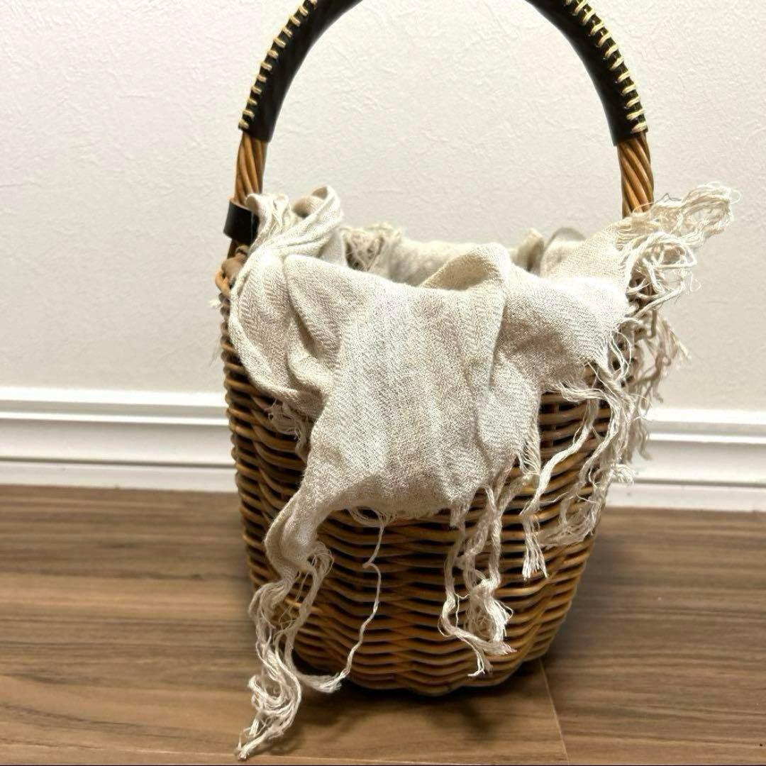 ebagos エバコス美品　一本手　紅籐 表ブライドルレザーネーム