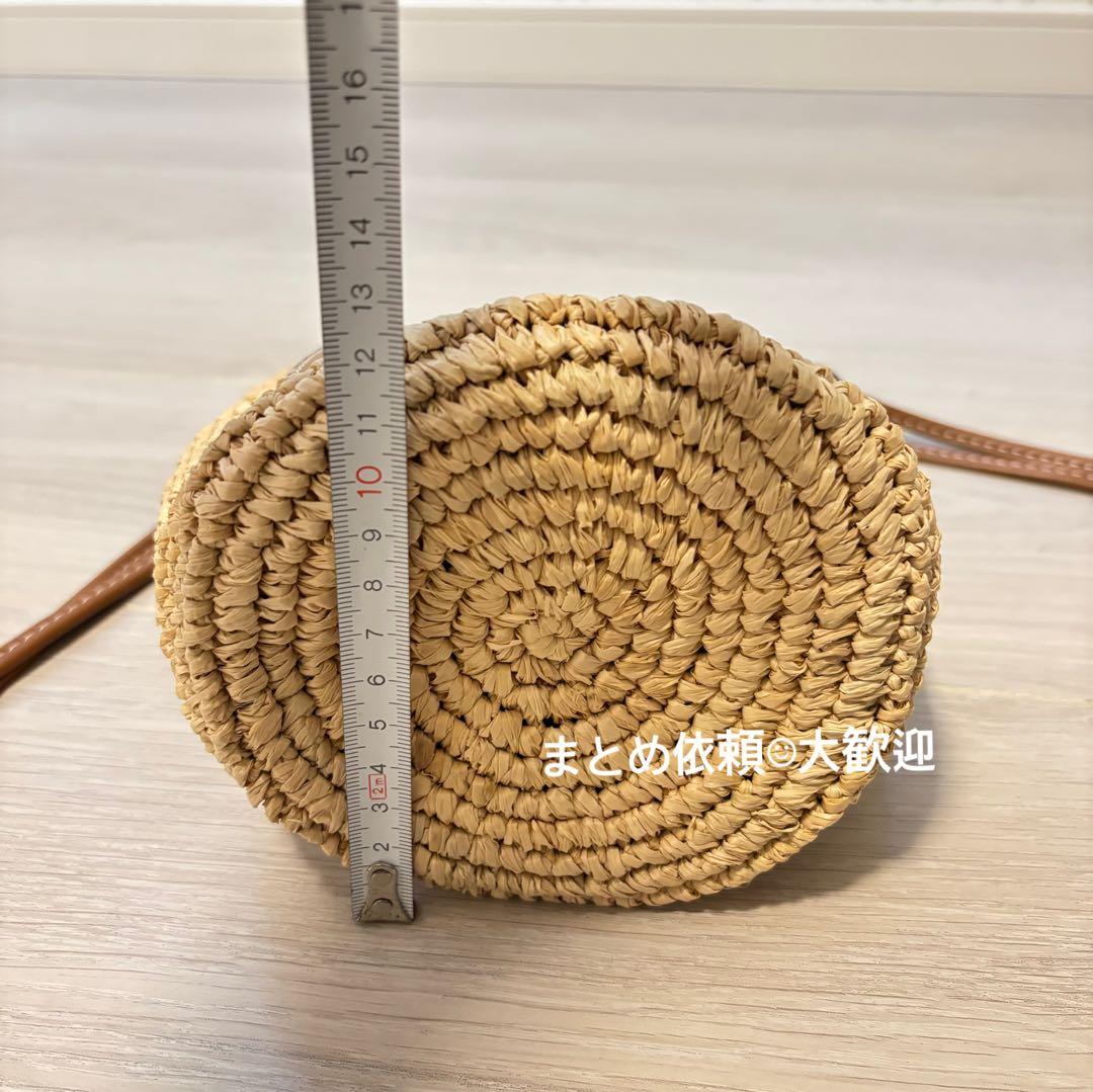 バケツ型かごバッグ ショルダーバッグ