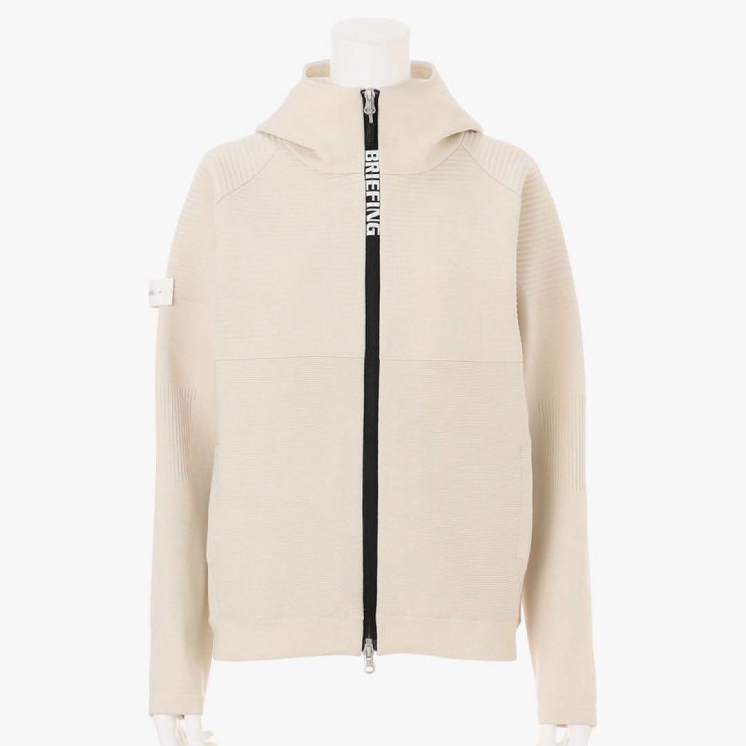 【今期新作・完売品】BRIEFING レディース ニットパーカー ベージュM