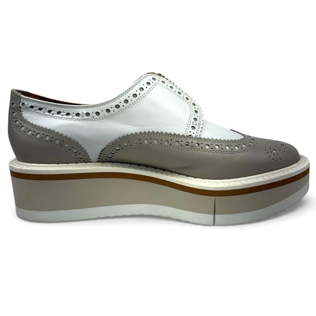 【未使用級】CLERGERIE クレジュリー　24cm　37.5 BECK 厚底