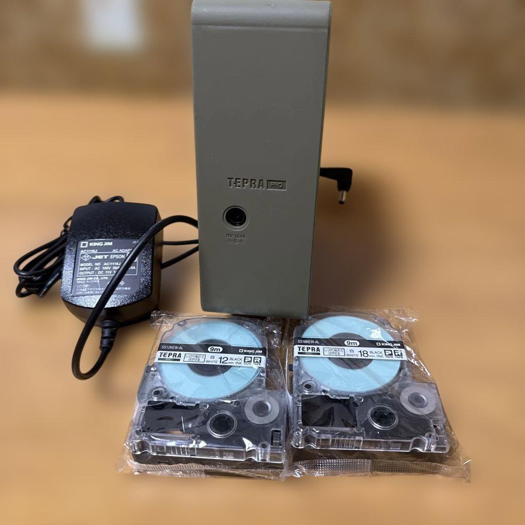 TEPRA MARK ラベルライター 12mm 18mmテープ付き