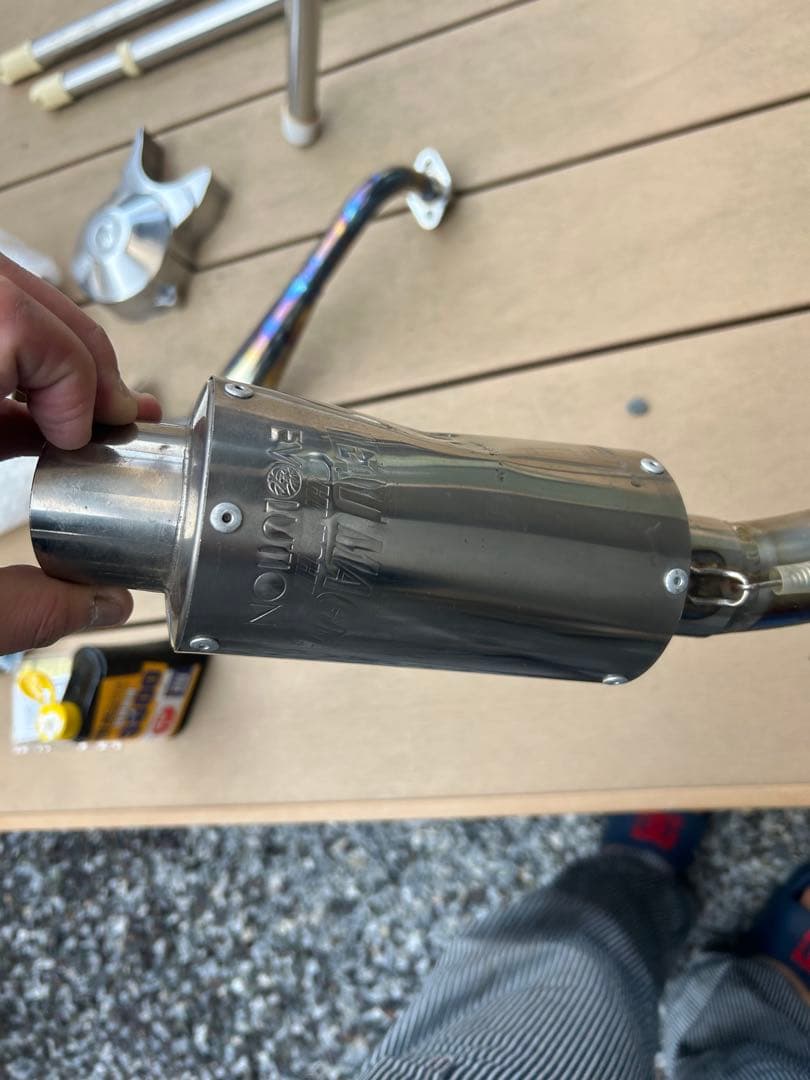 オーニシヒートマジック　モンキー　アップマフラー