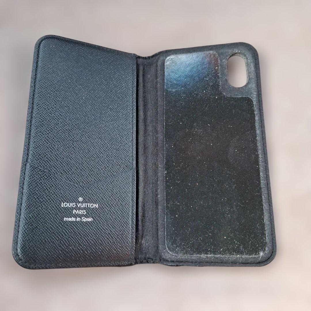 Louis Vuitton 手帳型ケース ブラック iPhone10 XS用