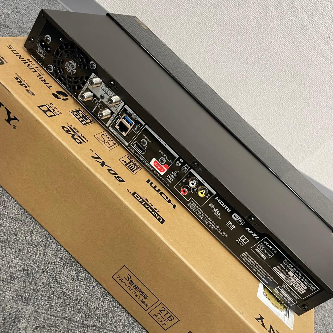 動作品 SONY BDZ-FT2000 ブルーレイレコーダー 2019年製