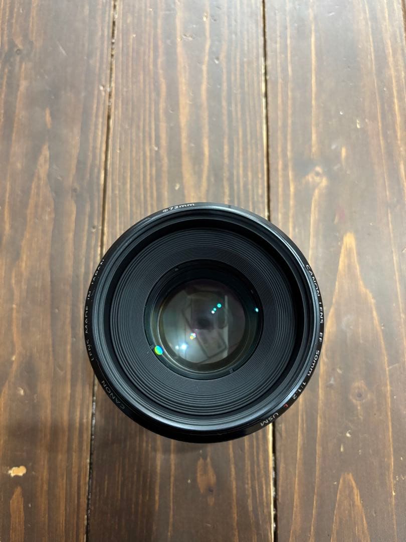 Canon EF 50mm f/1.2 L USM レンズ　フィルター3点付き