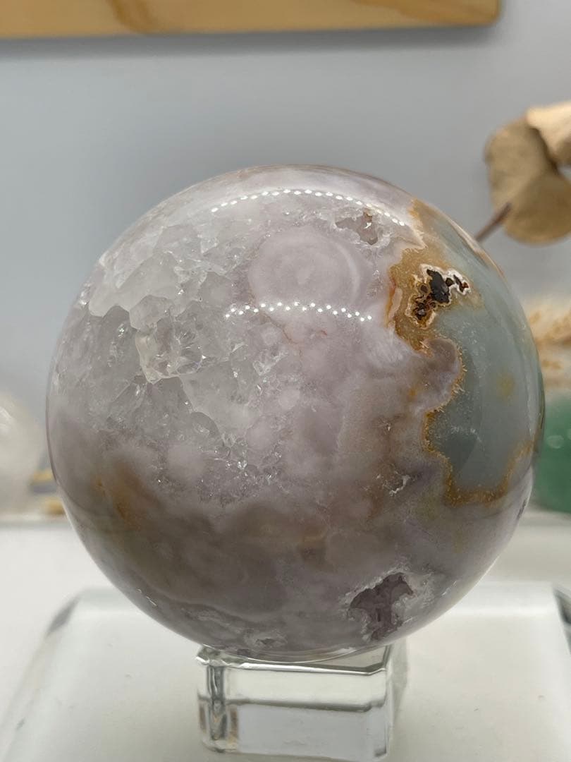 ポンポン様9【1966】 ピンクアメジスト スフィア