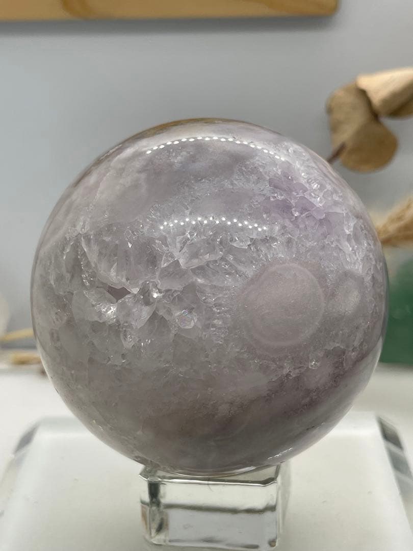 ポンポン様9【1966】 ピンクアメジスト スフィア