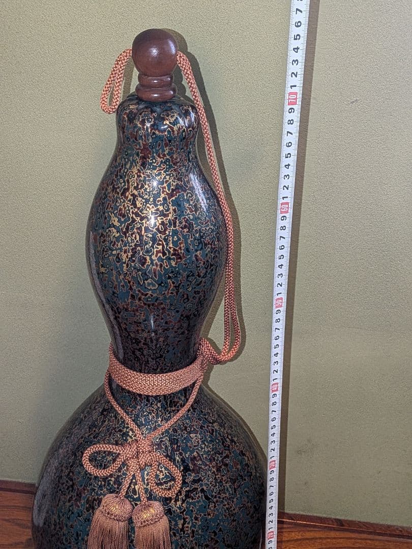 大型ひょうたん置物 上州瓢箪 開運 床の間 約70cm