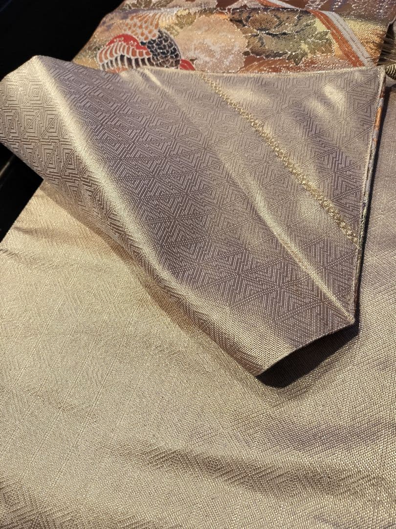 A922★逸品‼️ 全通帯‼️ひな祭り‼️袋帯正絹テーブルランナー2m17cm