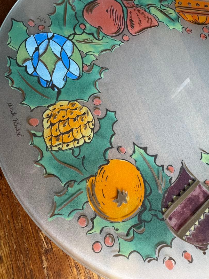 アンディ・ウォーホル クリスマスプレートローゼンタールスタジオライン320781