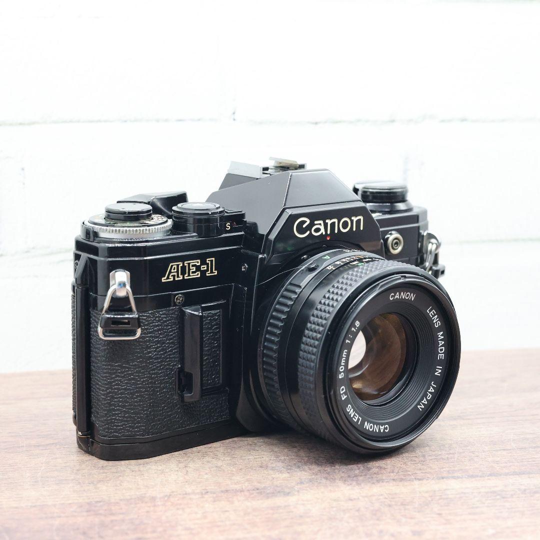 【完動品】Canon AE-1 black / New FD 50mm F1.8