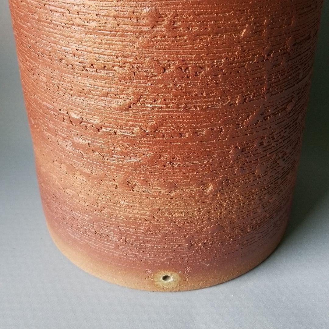 信楽焼傘立て  土味スカシ 高さ４４cm