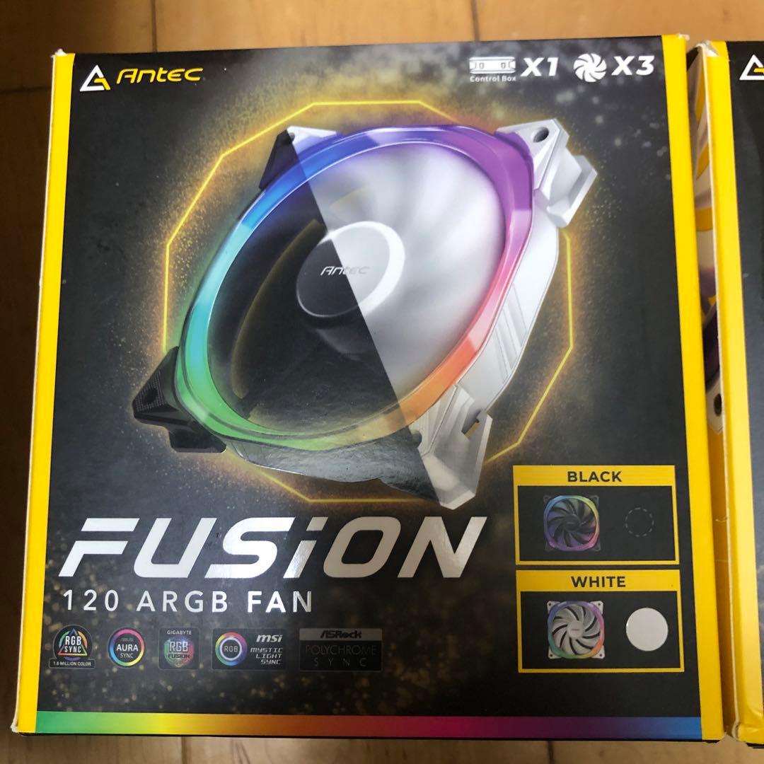 新品　Antec Fusion 120 ARGB FAN ホワイト　2セット