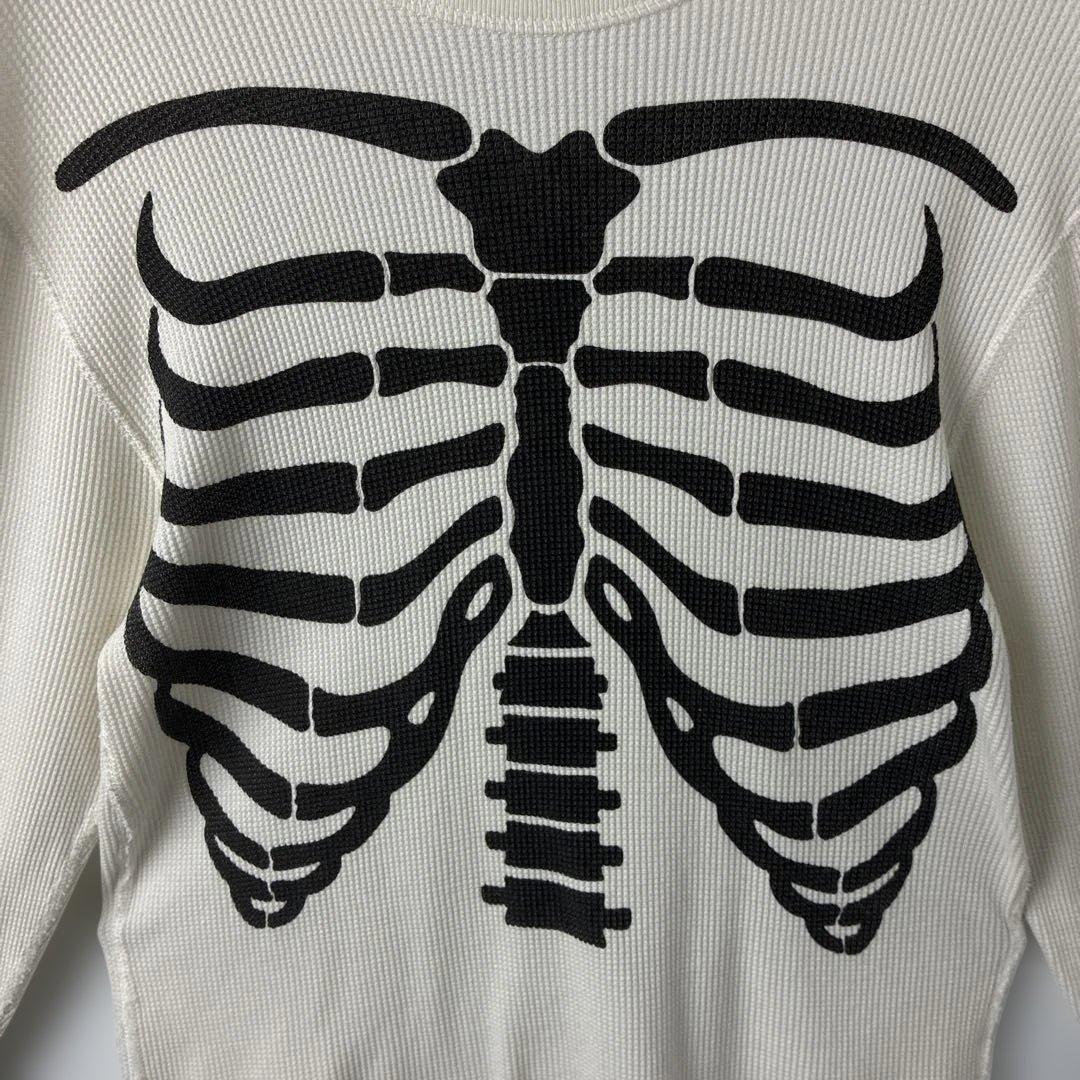 シュプリーム Hanes Bonesサーマル　ロンT 長袖Tシャツ　ボーン　骸骨