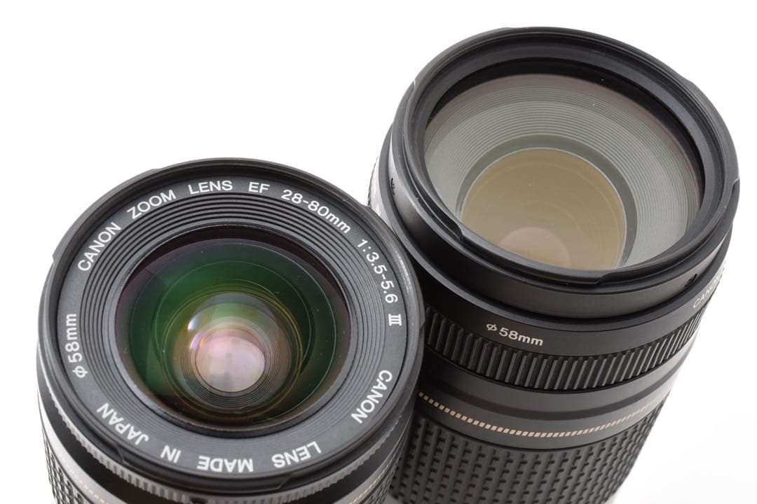 一眼レフカメラcanon kiss x 10i標準&望遠ダブルレンズセット