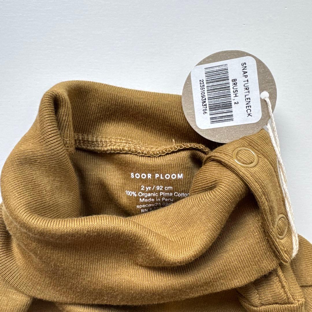 【新品】soor ploom snap turtleneck 2y