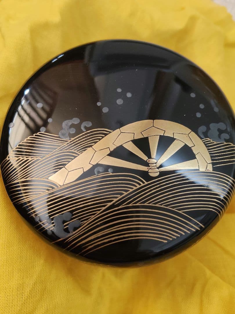 平棗　『中村宗尹作』『平棗』　『波車』 共箱　茶道具