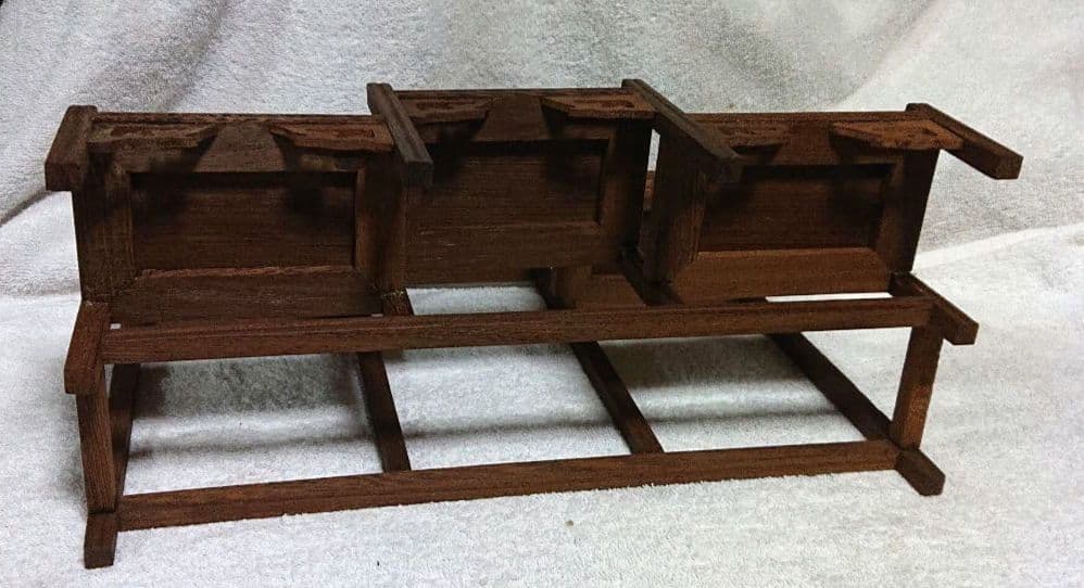 飾り棚木製多段式ディスプレイラックT158