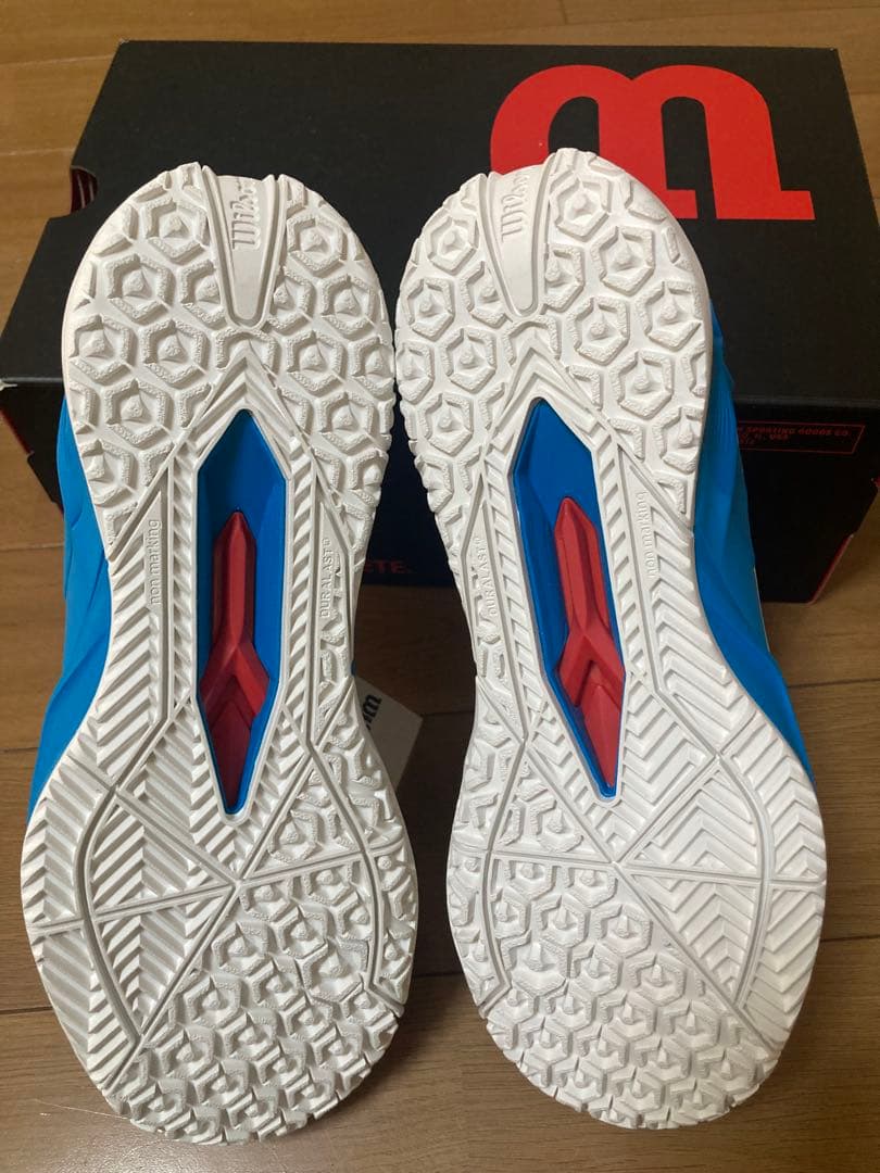 【新品】Wilson テニスシューズ RUSH PRO4.5 26センチ　オムニ