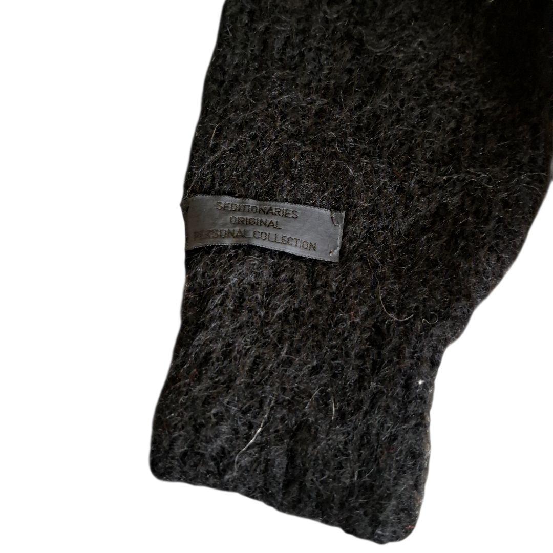 SEDITIONARIES 赤×黒 ニット ユニセックス パンク